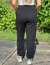 Load image into Gallery viewer, Lost in My Fairy Tale Scuba Cargo Joggers Black