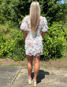 Keep Your Eyes on Me Floral Dress