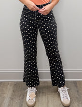 Load image into Gallery viewer, Like You Did Me HR Tonal Crop Flare in Polka Dot