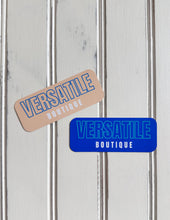 Load image into Gallery viewer, Versatile Boutique Logo Sticker Flo Blue