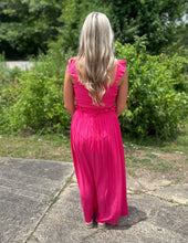 Load image into Gallery viewer, Thanks for the Memories Smocked Top &amp; Maxi Skirt Set Fuchsia