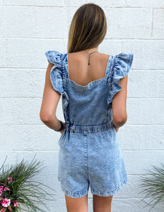 AM To PM Romper Denim