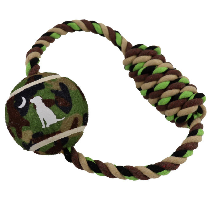 Local Boy Camo Rope Circle Dog Toy