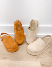 Load image into Gallery viewer, Let's Go Girls Slingback Clogs in Tan
