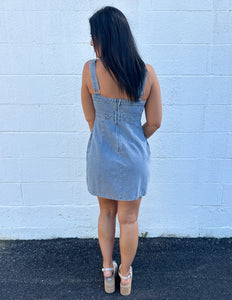 Stars Are Aligned Denim Dress