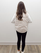 Load image into Gallery viewer, The Way I Go Quilted Puffer Vest in Ecru