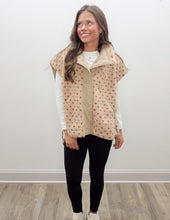 Load image into Gallery viewer, Close To You Polka Dot Sherpa Vest