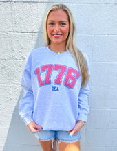 Load image into Gallery viewer, 1776 USA Oversized Graphic Sweatshirt