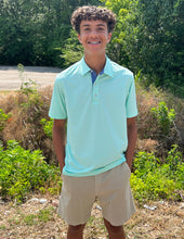 Load image into Gallery viewer, Southern Shirt Co. Men&#39;s Grayton Heather Polo Reef