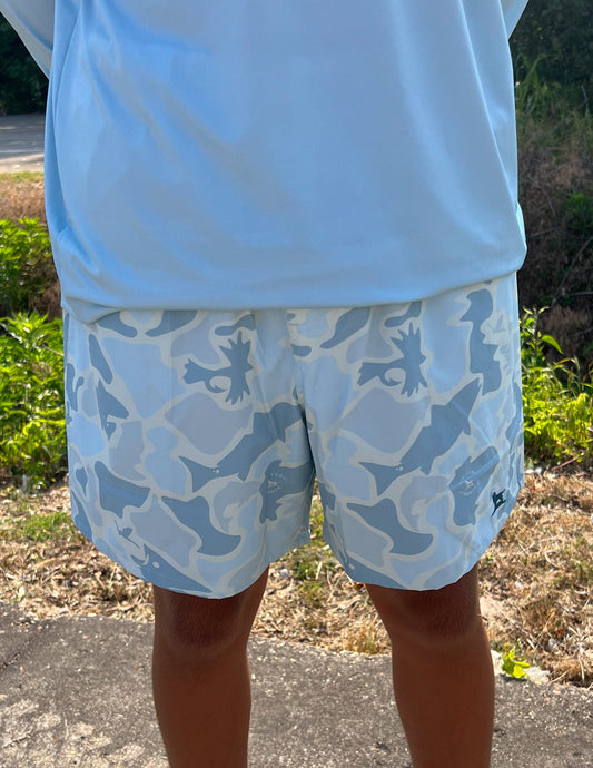 Over Under Shearwater Swim Short Water Camo