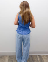 Load image into Gallery viewer, Don't Worry Knit Tank Top in Blue