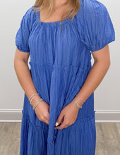 Load image into Gallery viewer, The Sweetest Story Maxi Dress in Blue