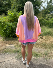 Load image into Gallery viewer, What I Tell Myself Raw Edge Pullover Lavender