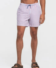 Load image into Gallery viewer, Southern Shirt Co. Men&#39;s Clubhouse Seersucker Swim Shorts