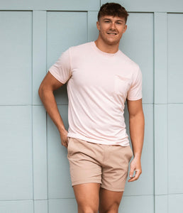 Southern Shirt Men's Max Comfort Pocket Tee Pink Mist