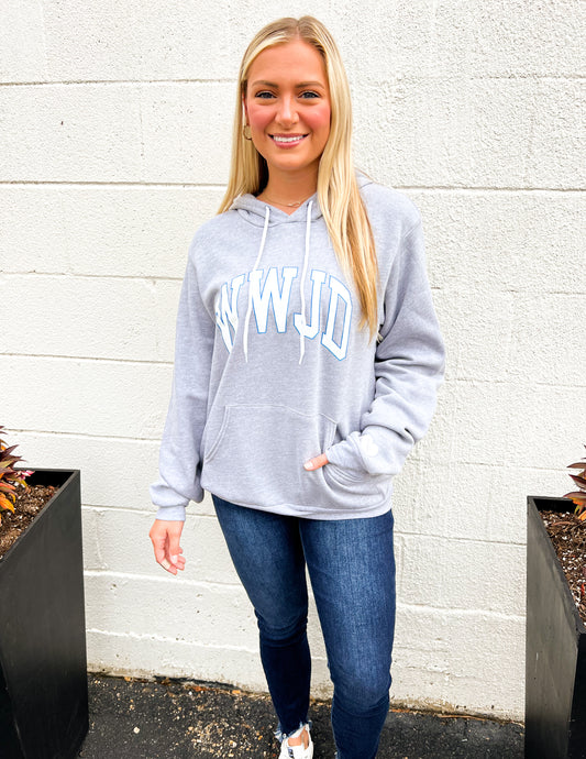 The Addyson Nicole Company WWJD Sweatshirt Ath. Hea.