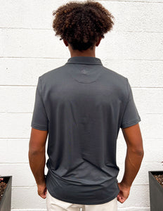 Burlebo Gun Metal Grey Performance Polo