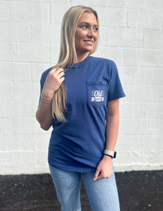 Old Row The Stubby Waterfall Pocket Tee