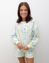 Load image into Gallery viewer, It's Quitting Time Patchwork Pullover/Short Set