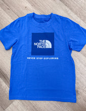 Load image into Gallery viewer, North Face Teen Box NSE SS Tee in Hero Blue