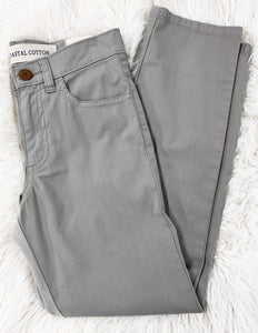 Coastal Cotton Youth Light Grey Five Pocket Pants