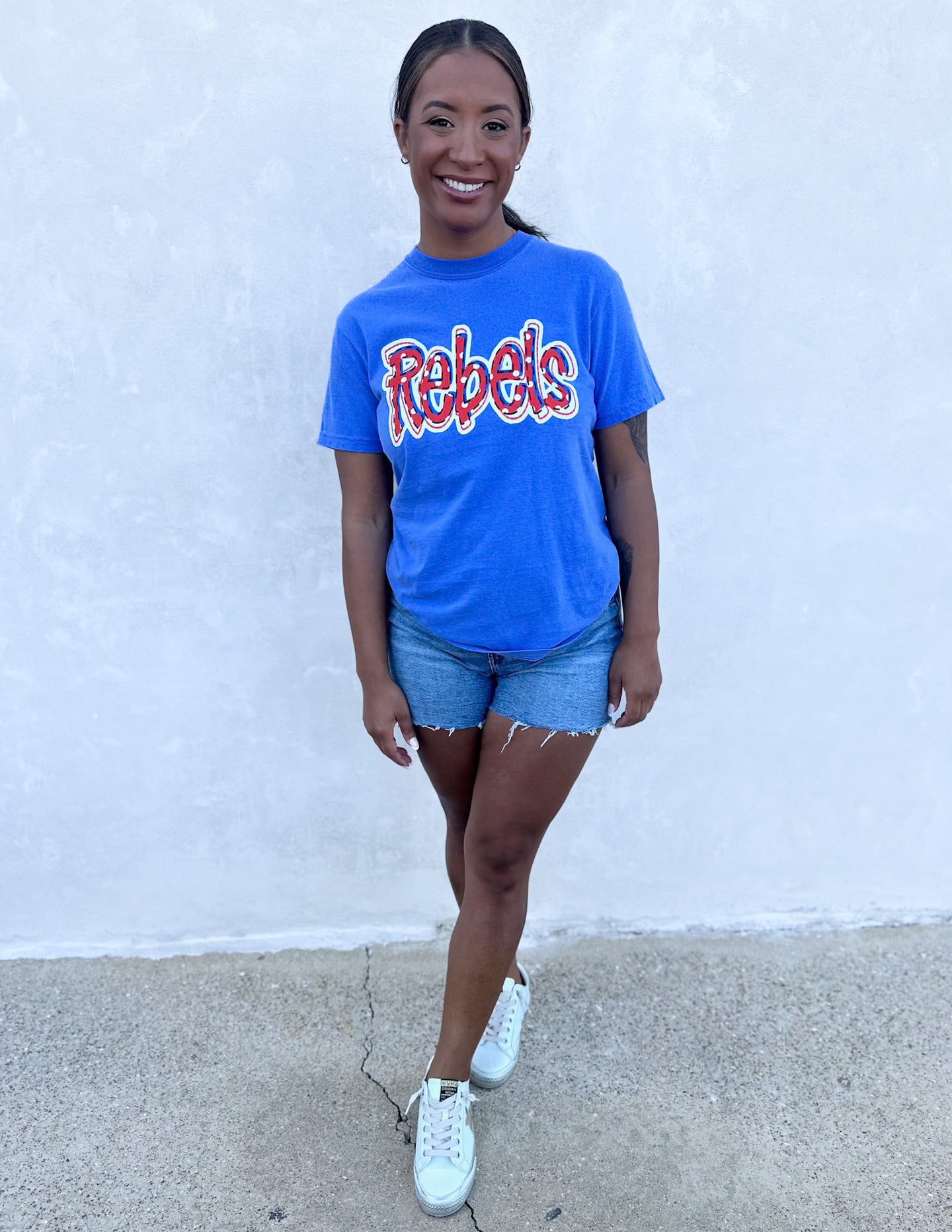 Ole Miss Rebels Polka Dots Graphic Tee