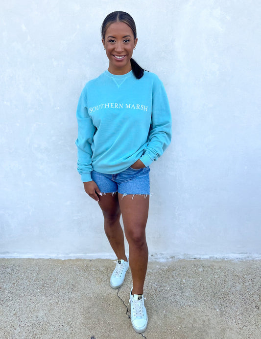 Southern Marsh SEAWASH Sweatshirt Seafoam