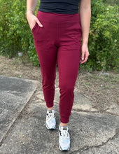 Load image into Gallery viewer, When You&#39;re Not Next to Me Joggers Burgundy