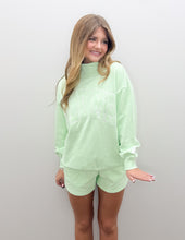 Load image into Gallery viewer, Lulu Mac Terry Cloth Shorts in Mint