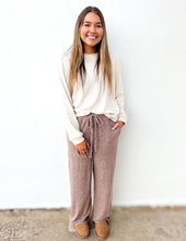 Load image into Gallery viewer, One More Chance Soft Melange Pants in Brown