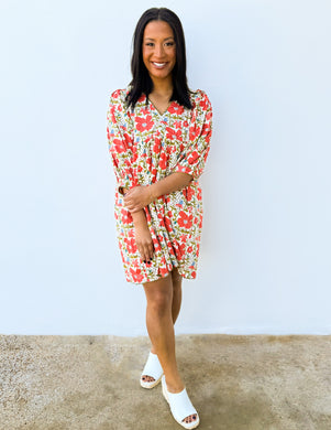 Happy Sunshine Floral Dress