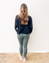 Load image into Gallery viewer, Free People Never Better Heather Leggings in Midnight Jade Heather