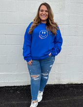 Load image into Gallery viewer, The Addyson Nicole Company Jesus Saves Sweatshirt Royal