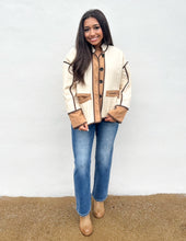 Load image into Gallery viewer, Memory Lane Color Block Quilted Jacket