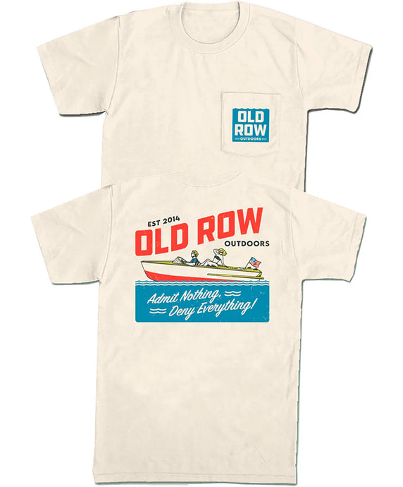 Old Row Outdoors Vintage Boat Pocket Tee