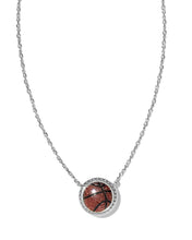 Load image into Gallery viewer, Kendra Scott Basketball Silver Short Pendant Necklace