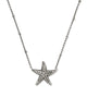Kendra Scott Parker Starfish MTL Necklace Vintage Silver