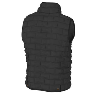 Local Boy Brick Quilted Vest in Charcoal