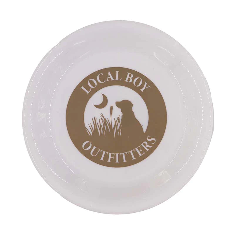 Local Boy Dog Frisbee White