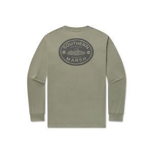 Southern Marsh Branding Mountain Medallion LS Tee