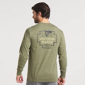 Southern Marsh Cowboy Badge LS Tee