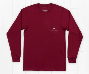 Southern Marsh Long Sleeve Backroads MS - Maroon