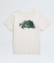 Load image into Gallery viewer, North Face Girls&#39; Graphic SS Tee White Dune