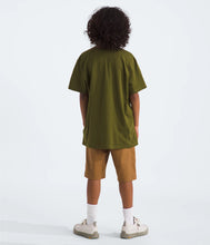 Load image into Gallery viewer, North Face Boys&#39; Graphic SS Tee Forest Olive