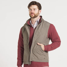 Load image into Gallery viewer, Southern Marsh Bryson Ripstop Stone Brown Quilted Vest