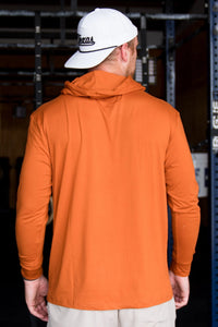 Burlebo Men's Performance Hoodie Orange