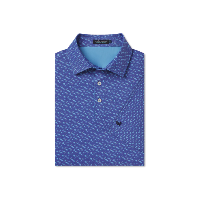 Southern Marsh Flyline Performance Polo Summer School French Blue