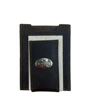 Load image into Gallery viewer, Light Brown Crazy Horse Mississippi State Front Pocket Wallet