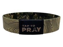 Load image into Gallery viewer, Versible Valor Camo &amp; Isaiah 6:8 Tap to Pray Wristband