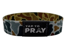 Load image into Gallery viewer, Versible River Rock Camo Sahara and Copper Tap to Pray Wristband